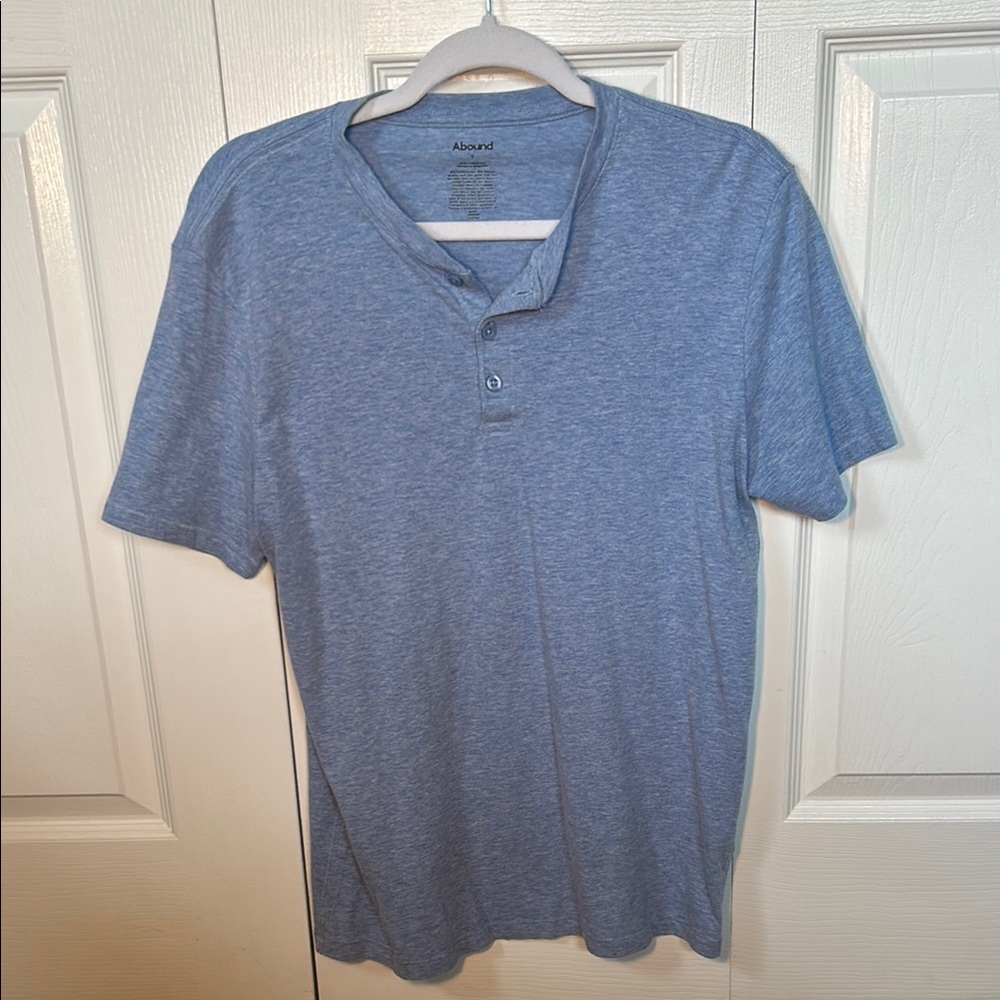 Abound Men's Blue Henley Shirt